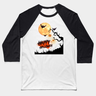 Happy Halloween Baseball T-Shirt